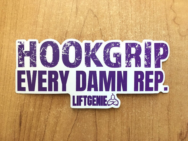 HOOKGRIP EVERY DAMN REP Sticker