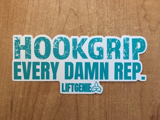 HOOKGRIP EVERY DAMN REP Sticker